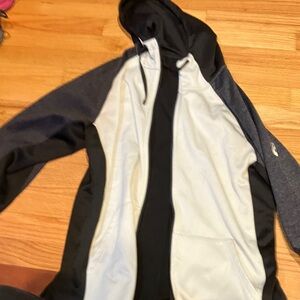 Men's Black and Gray Lightweight Jacket